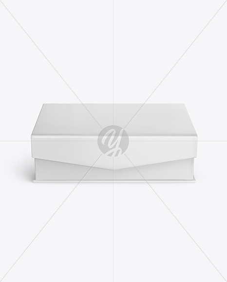 Glossy Paper Box Mockup PSD #3