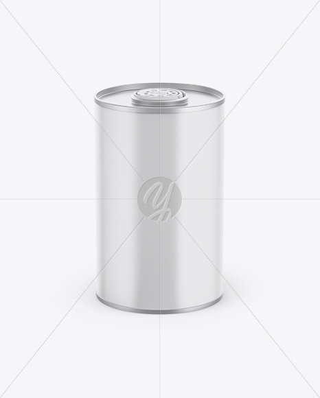 Matte Tin Can Mockup PSD #3