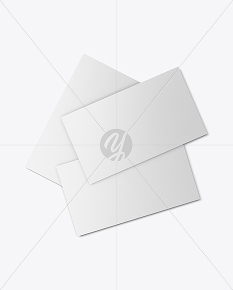 Three Business Cards Mockup PSD #3