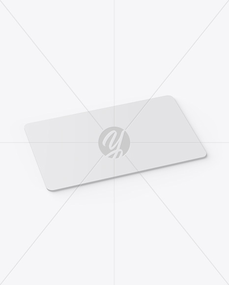 Plastic Card Mockup PSD #3
