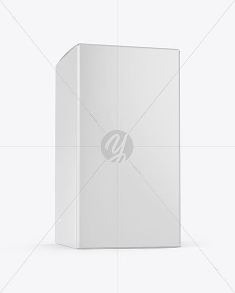 Glossy Paper Box Mockup PSD #3