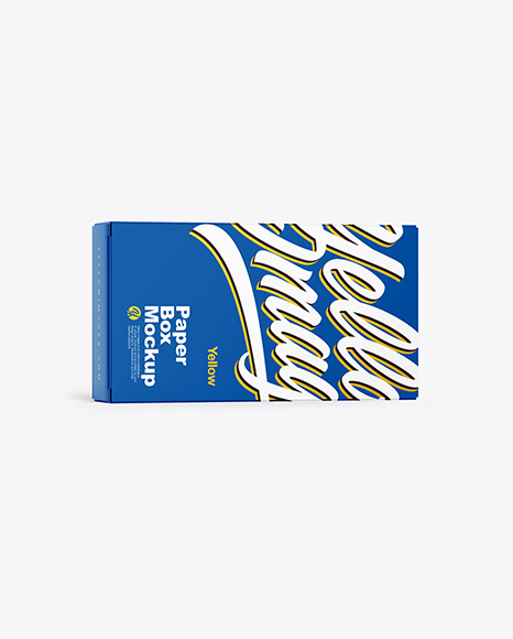 Paper Box Mockup