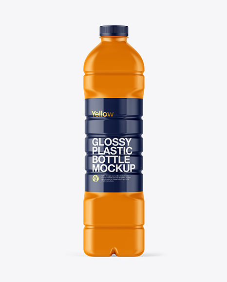 Matte Plastic Bottle Mockup