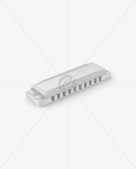 Glossy Harmonica Mockup PSD #3