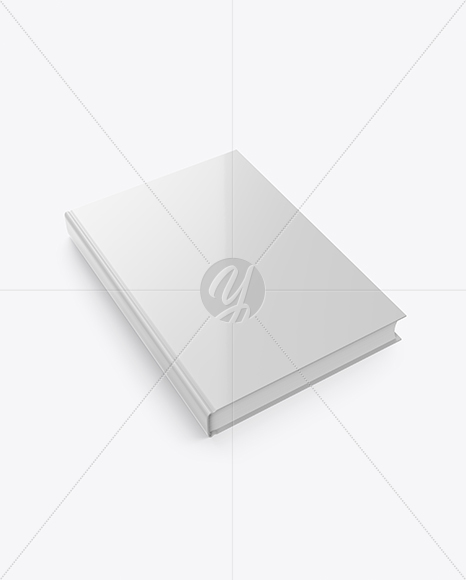 Book w  Glossy Cover Mockup   High Angle View PSD #3