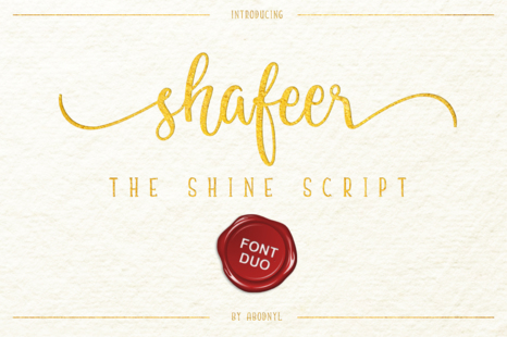 Shafeer -Perfect Font Duo-