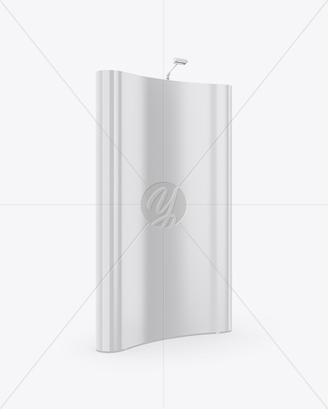 Glossy Spring Pop Up Stand Mockup PSD #3