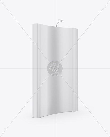 Matte Spring Pop Up Stand Mockup PSD #3