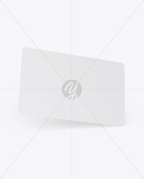 Plastic Card Mockup PSD #3