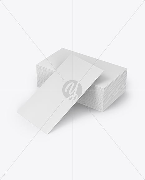 Stack of Business Cards Mockup PSD #3