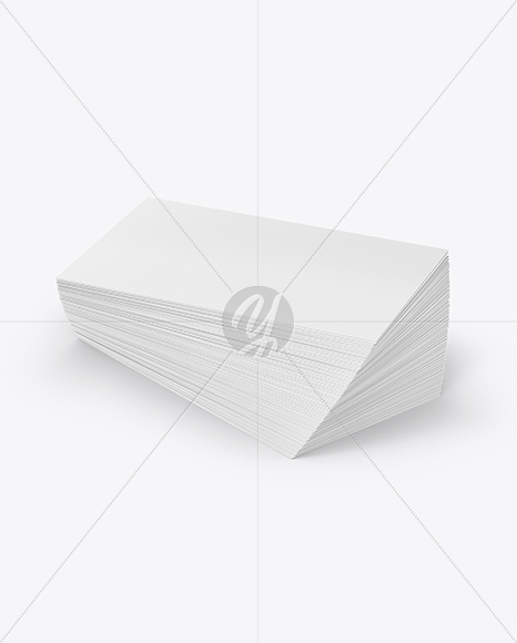 Stack of Business Cards Mockup PSD #3