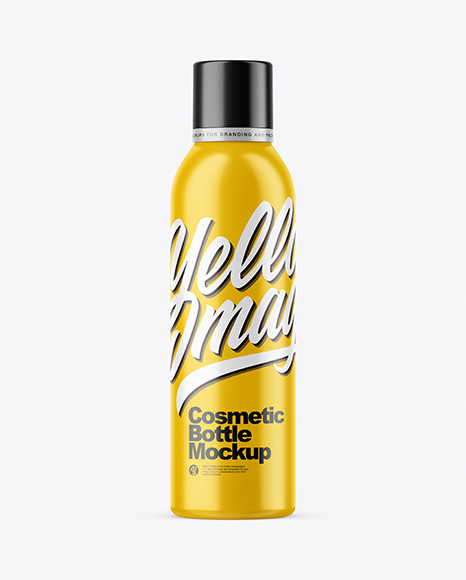 Glossy Cosmetic Bottle Mockup