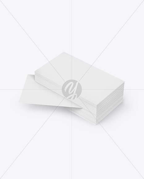 Stack of Business Cards Mockup PSD #3