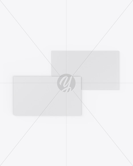 Two Textured Business Cards Mockup PSD #3
