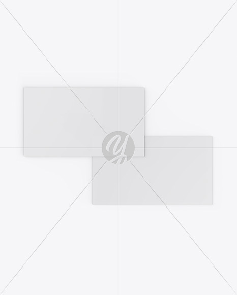 Two Business Cards Mockup PSD #3