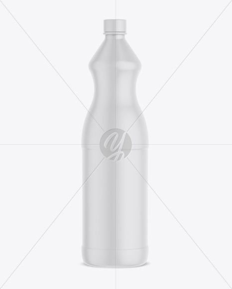 Matte Plastic Bottle Mockup PSD #3