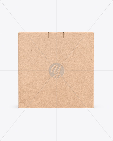 Kraft Box Mockup PSD #3