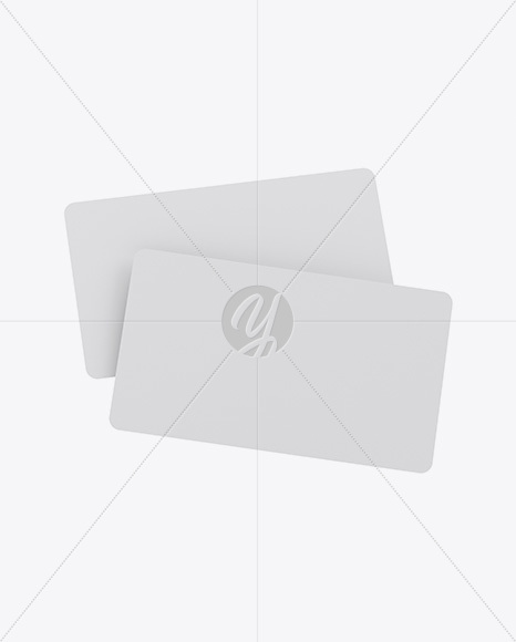 Matte Business Cards Mockup PSD #3
