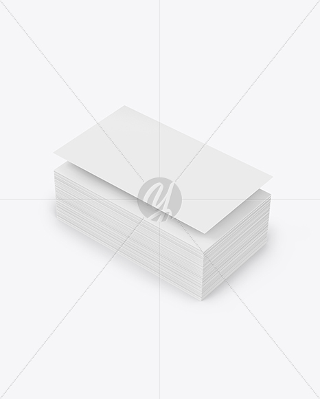 Stack of Business Cards Mockup PSD #3