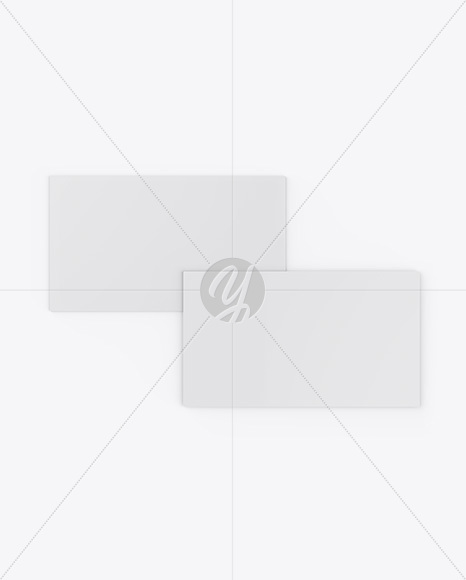 Free Two Business Cards Mockup PSD Mockups