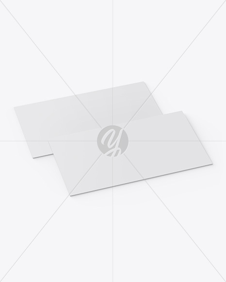 Paper Business Cards Mockup PSD #1