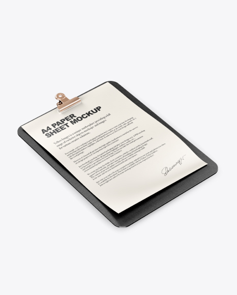 Clipboard Mockup Set