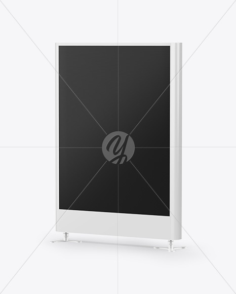 Advertising Display Mockup   Half Side View PSD #3