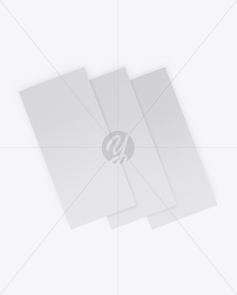 Three Textured Brochures Mockup PSD #3