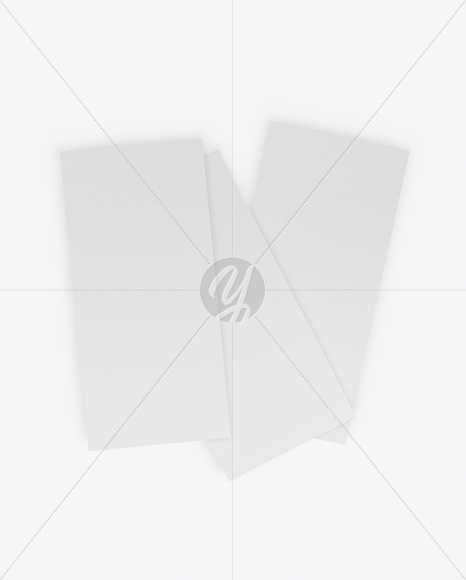 Three Textured Brochures Mockup PSD #3