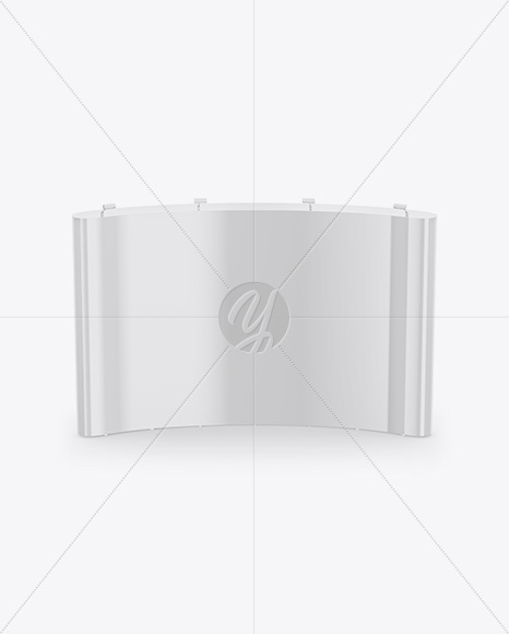 Glossy Spring Pop Up Stand Mockup PSD #3