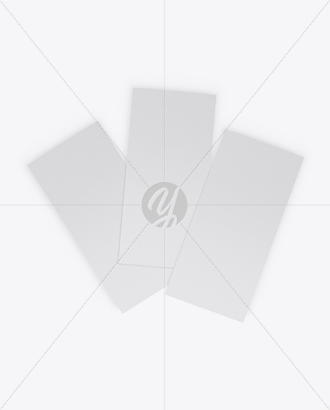 Three Textured Brochures Mockup PSD #3