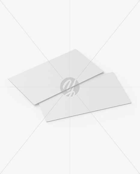 Textured Business Cards Mockup PSD #3