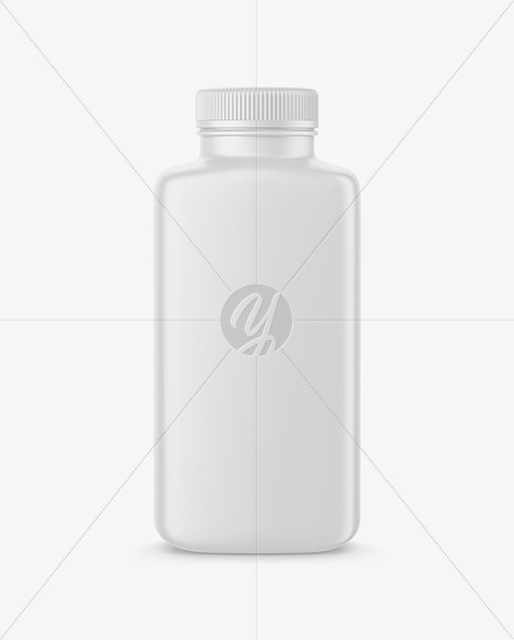 Matte Plastic Bottle Mockup PSD #3