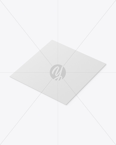 Paper Business Card Mockup PSD #3