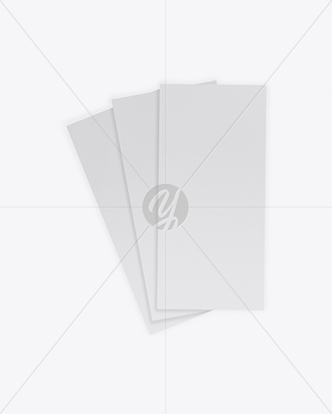 Three Textured Brochures Mockup PSD #3