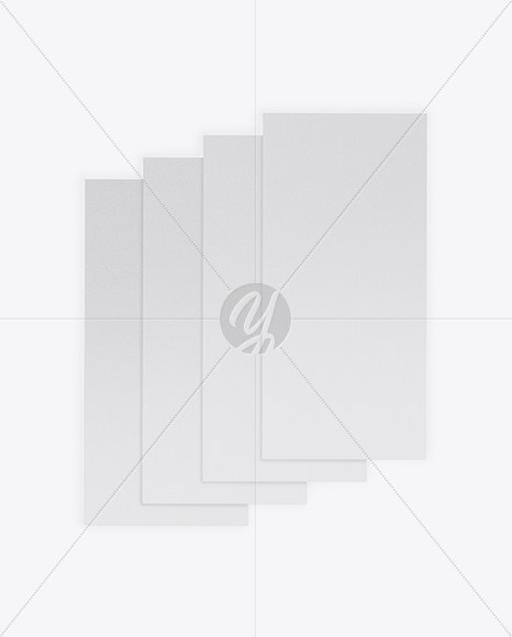 Four Brochures Mockup PSD #3