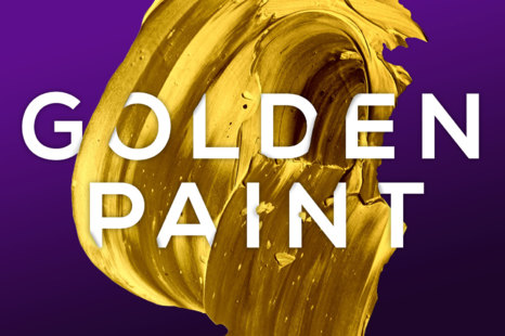 Golden Paint: Isolated Paint Textures