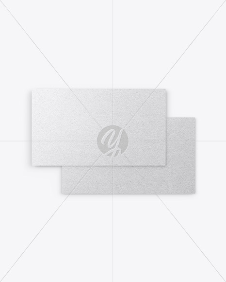 Kraft Business Cards Mockup PSD #3