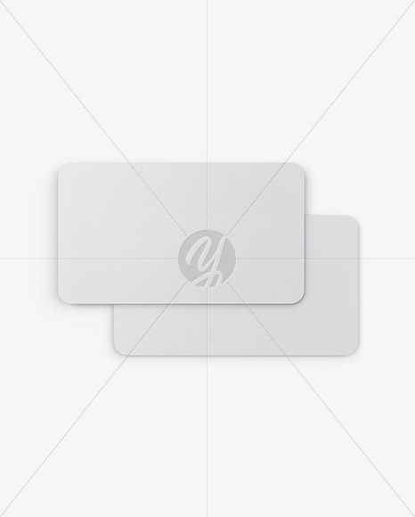 Textured Business Cards Mockup PSD #3