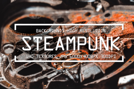 Grunge textures steampunk rusty urban