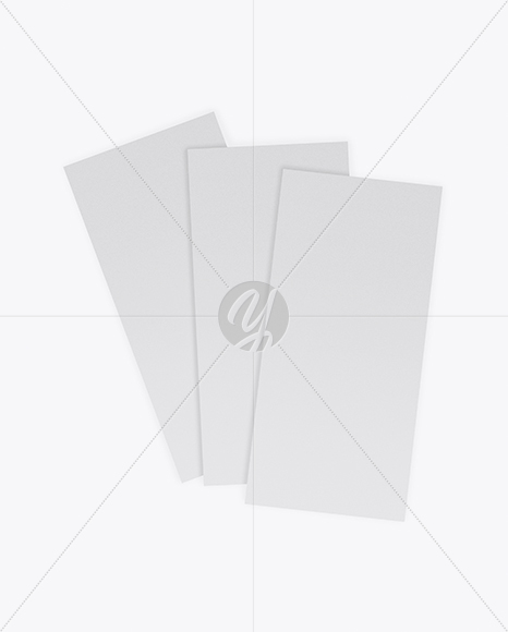 Three Textured Brochures Mockup PSD #3