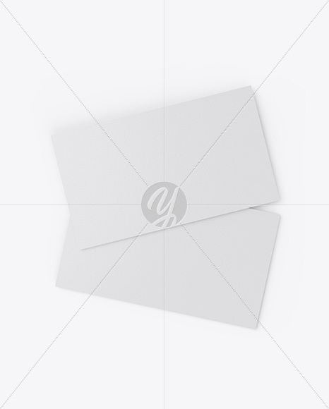 Textured Business Cards Mockup PSD #3