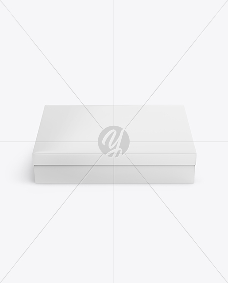 Glossy Paper Box Mockup PSD #3