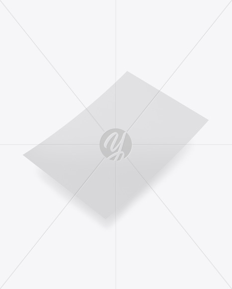 Paper Postcard Mockup PSD #3