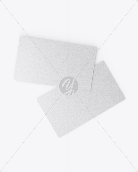 Kraft Business Cards Mockup PSD #3