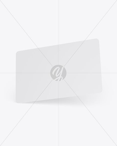 Plastic Card Mockup PSD #3