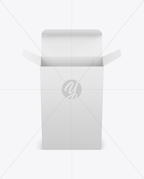 Opened Paper Box Mockup PSD #3