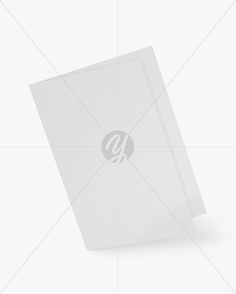 Textured A5 Brochure Mockup PSD #3