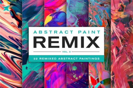 Download Abstract Paint Remix Vol 1 In Textures On Yellow Images Creative Store