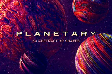 Planetary: 50 Abstract 3D Shapes